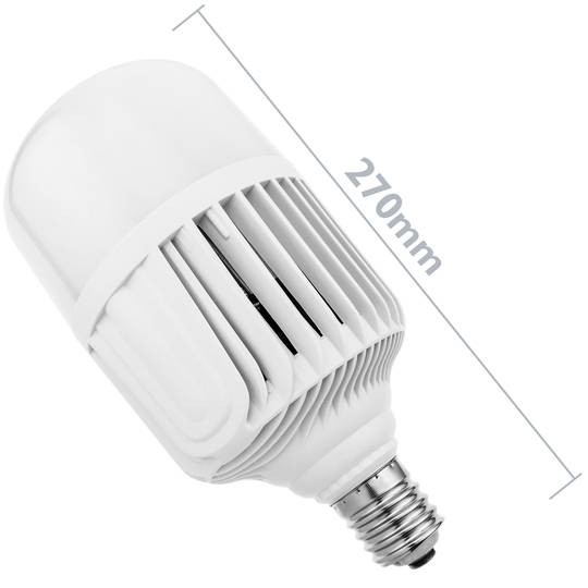 Bombilla LED industrial de alta potencia T140 80W E40 6500K luz de día