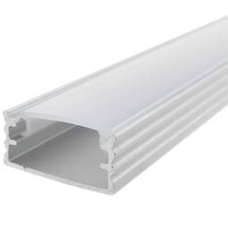 Regleta de aluminio para tira LED de 12mm de tamaño 14x7x1000 mm