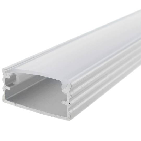 Aluminium strip voor 12mm LED strip maat 14x7x1000 mm