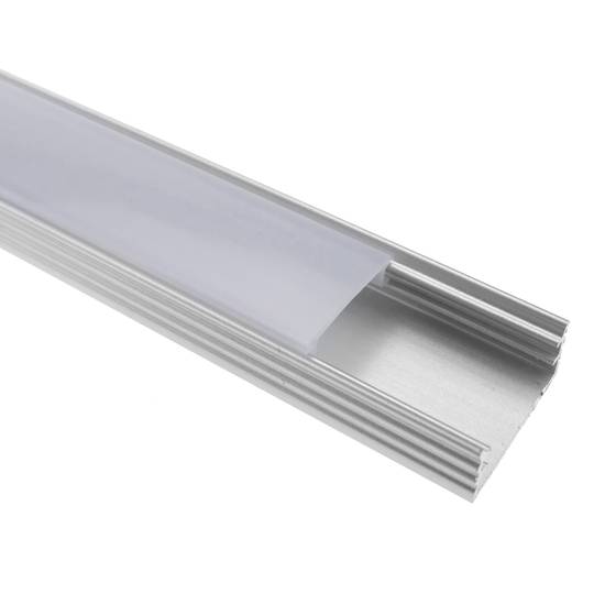 Aluminium strip voor 12mm LED strip maat 14x7x1000 mm