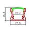 Regleta d'alumini per tira LED de 12mm de mida 18x16x1000 mm