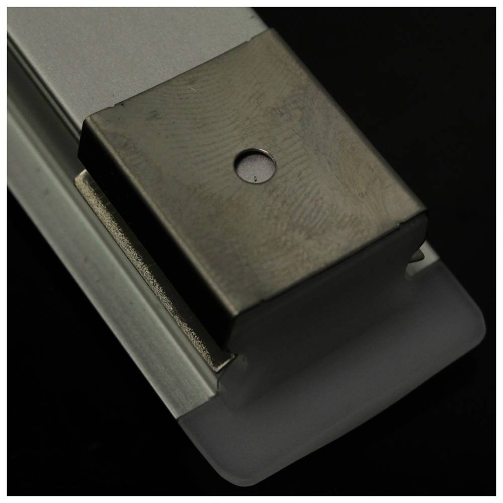 Aluminium-Streifen für 12mm LED-Streifen Größe 25x15x1000 mm