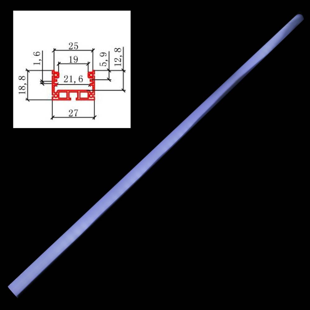 Taśma aluminiowa do paska LED 25 mm o wymiarach 27x31x1000 mm