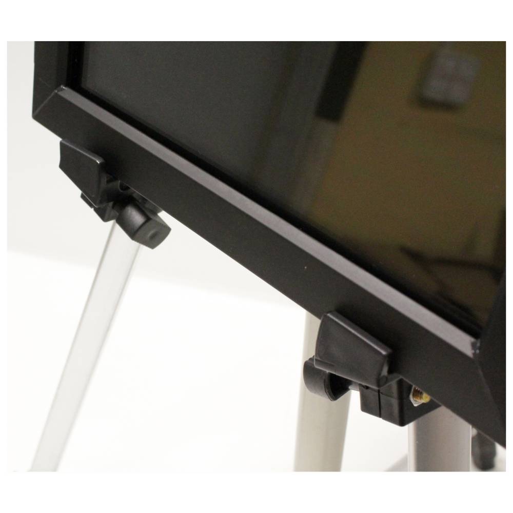 DisplayMatic LED whiteboard aluminium statief