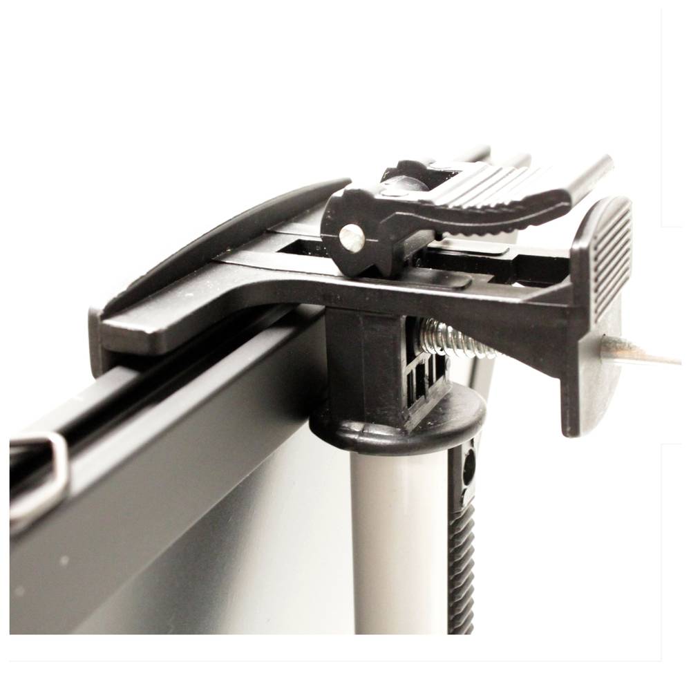 DisplayMatic LED whiteboard aluminium statief