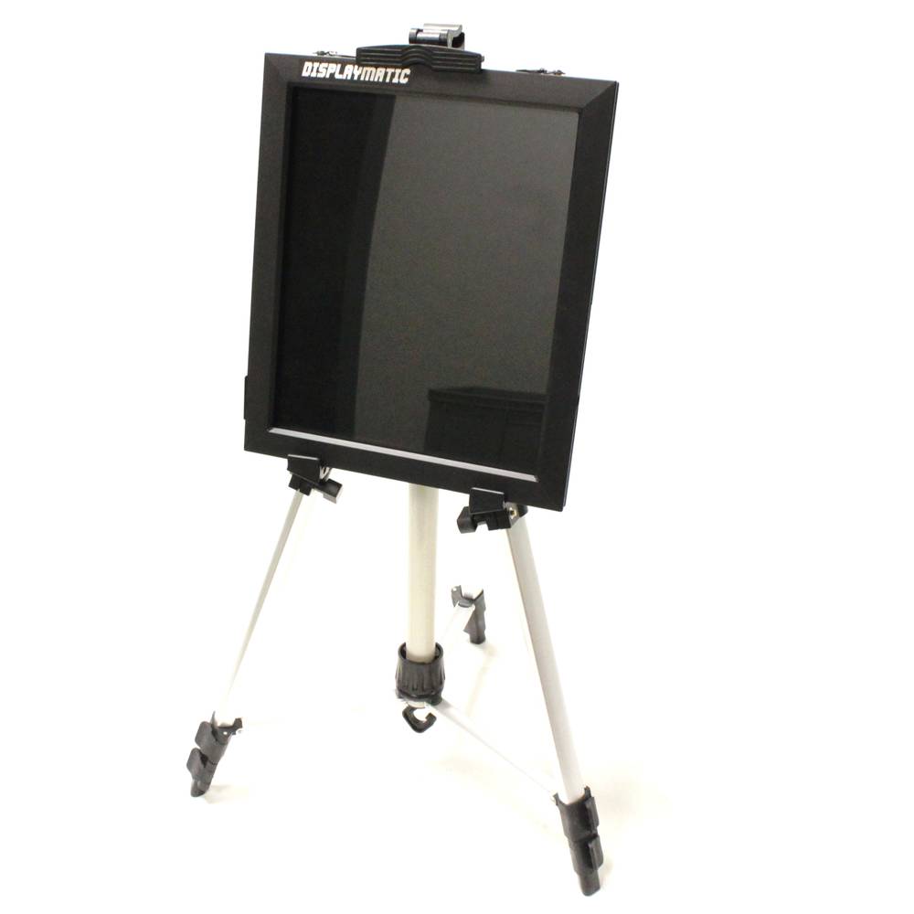 DisplayMatic LED whiteboard aluminium statief
