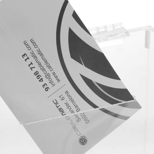 Urna scatola in metacrilato trasparente con chiave di sicurezza 15x15x15cm