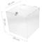 Urna de metacrilat transparent amb clau de seguretat 20x20x20cm