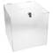Urna scatola in metacrilato trasparente con chiave di sicurezza 24x24x24cm