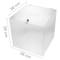 Urna de metacrilato transparente con llave de seguridad 30x30x30 cm