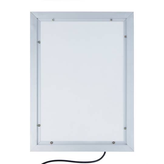 Moldura iluminada por LED A4 265x350mm para cartaz publicitário