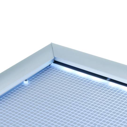 Marco cuadro iluminado por LED A0 874x1224mm para cartel anuncio letrero