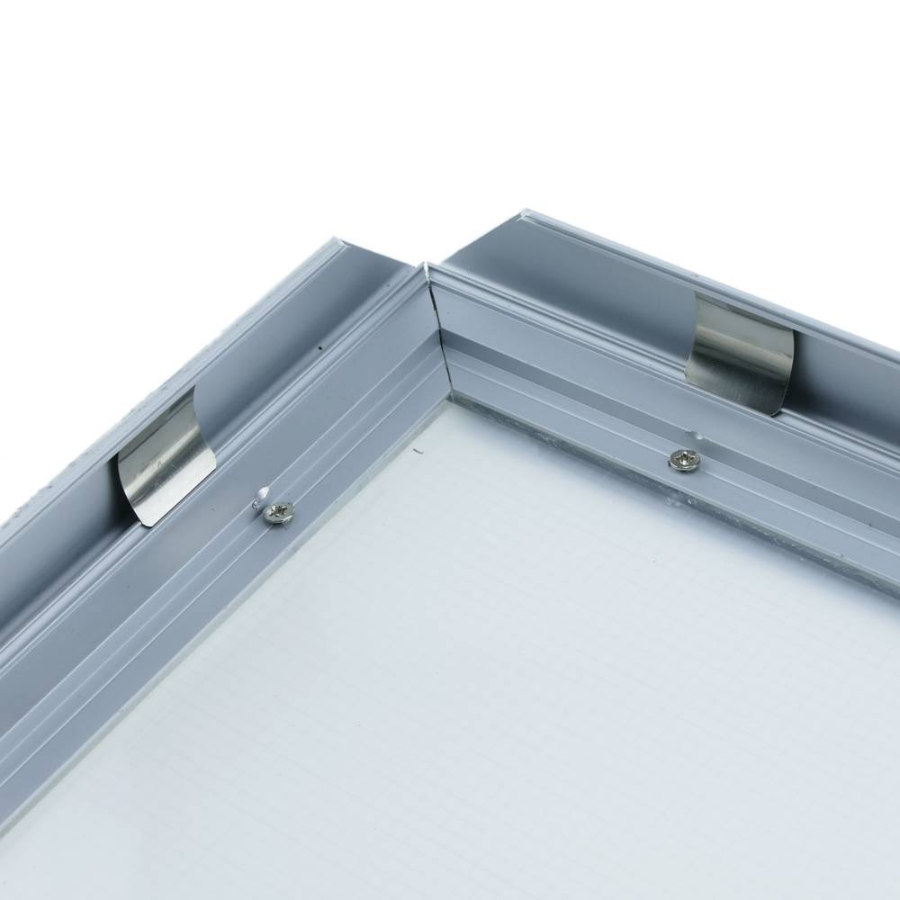 Marco cuadro iluminado por LED A4 250x340mm de doble cara para cartel anuncio letrero