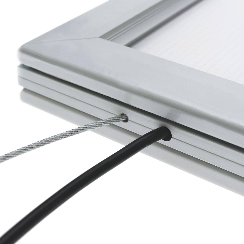 Cornice 460x635mm illuminata da LED A2 biadesivo segno manifesto -  Cablematic