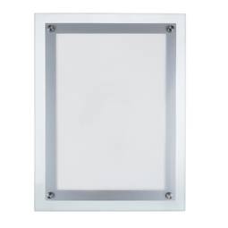 Marco cuadro iluminado por LED A4 285x372mm de metacrilato para cartel anuncio letrero