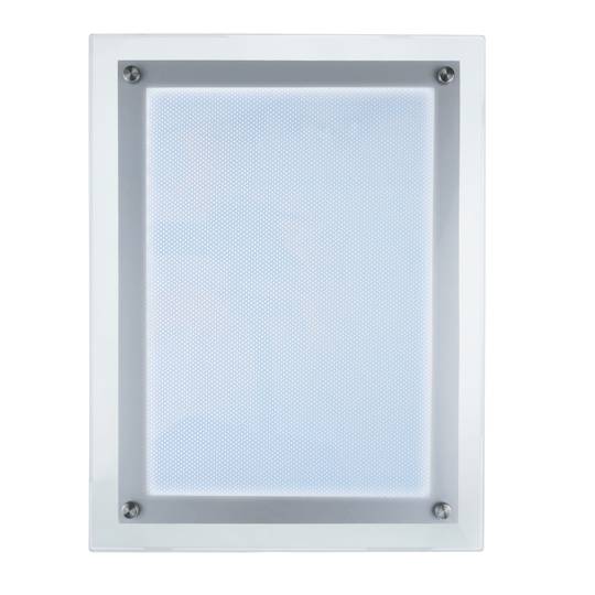 Fotolijst verlicht door LED A4 285x372mm methacrylaat voor poster reclamebord