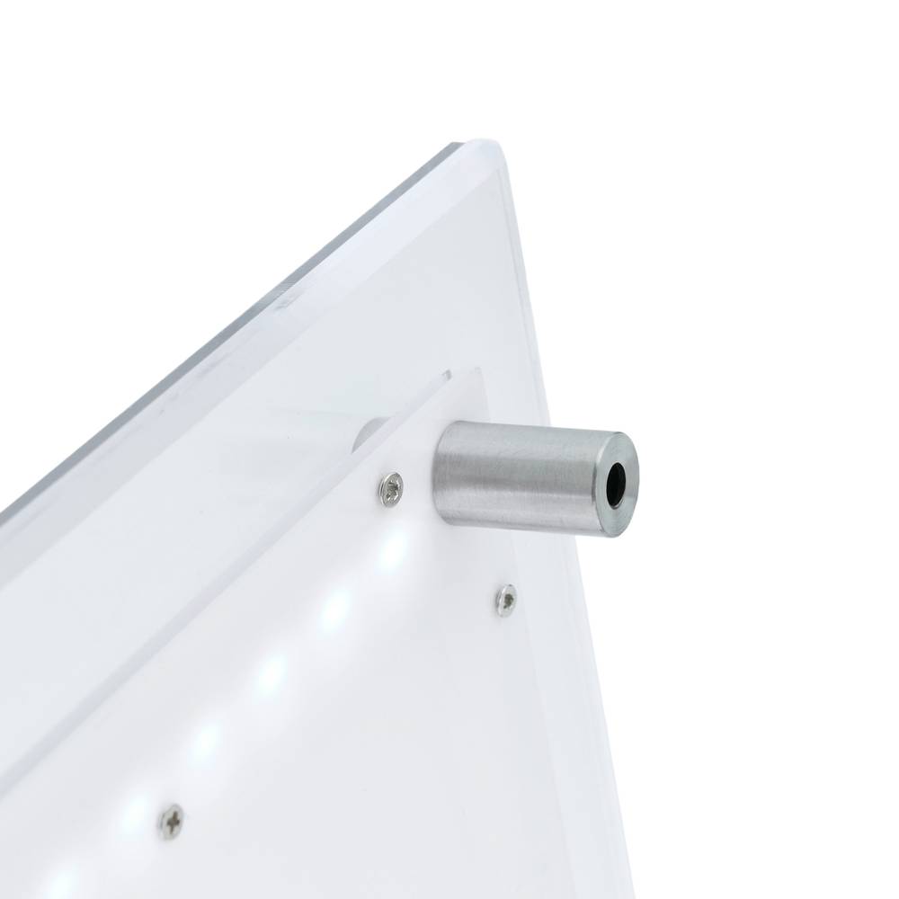 Cornice illuminata da LED acrilico A4 285x372mm per pubblicità manifesto segno