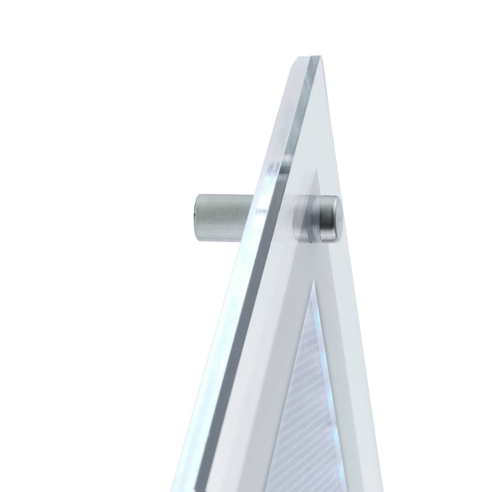 Cornice illuminata da LED acrilico A4 285x372mm per pubblicità manifesto segno
