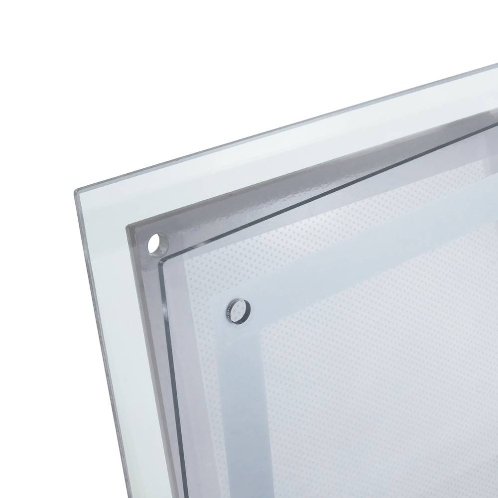 Cornice illuminata da LED acrilico A4 285x372mm per pubblicità manifesto segno