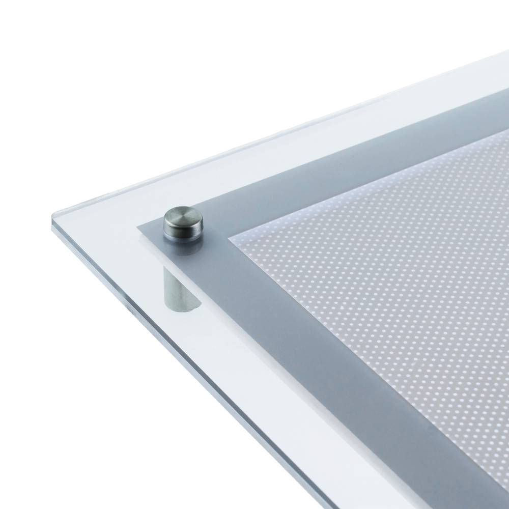 Cornice illuminata da LED acrilico A4 285x372mm per pubblicità manifesto segno
