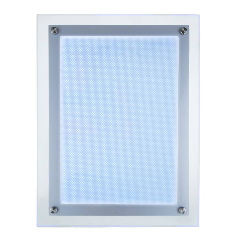 Square LED lightning frame acrylic A3 372x495mm for advertisement poster or labeling