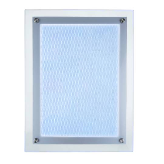 Cornice illuminata da LED acrilico A3 372x495mm per pubblicità manifesto segno