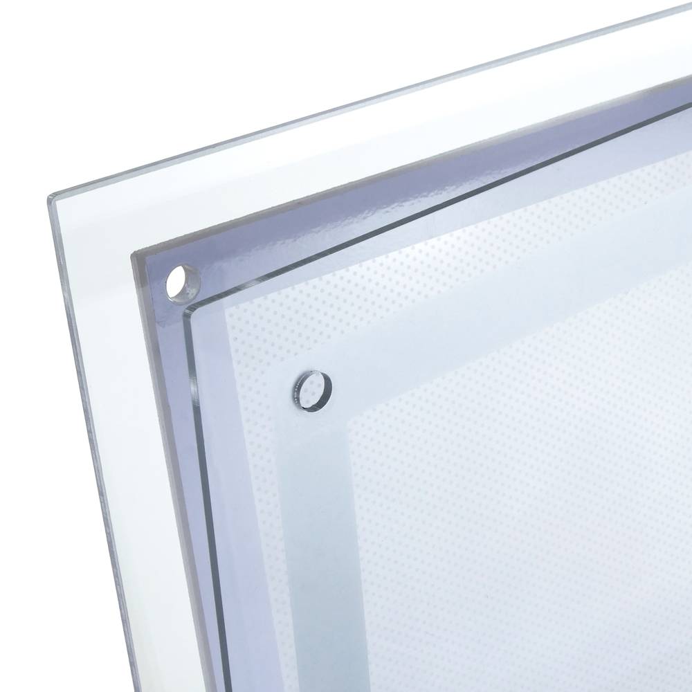 Square LED lightning frame acrylic A3 372x495mm for advertisement poster or labeling