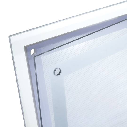 Cornice illuminata da LED acrilico A3 372x495mm per pubblicità manifesto segno