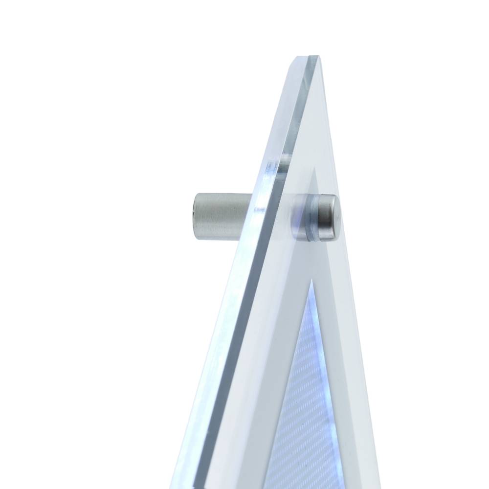 Square LED lightning frame acrylic A2 495x670mm for advertisement poster or labeling