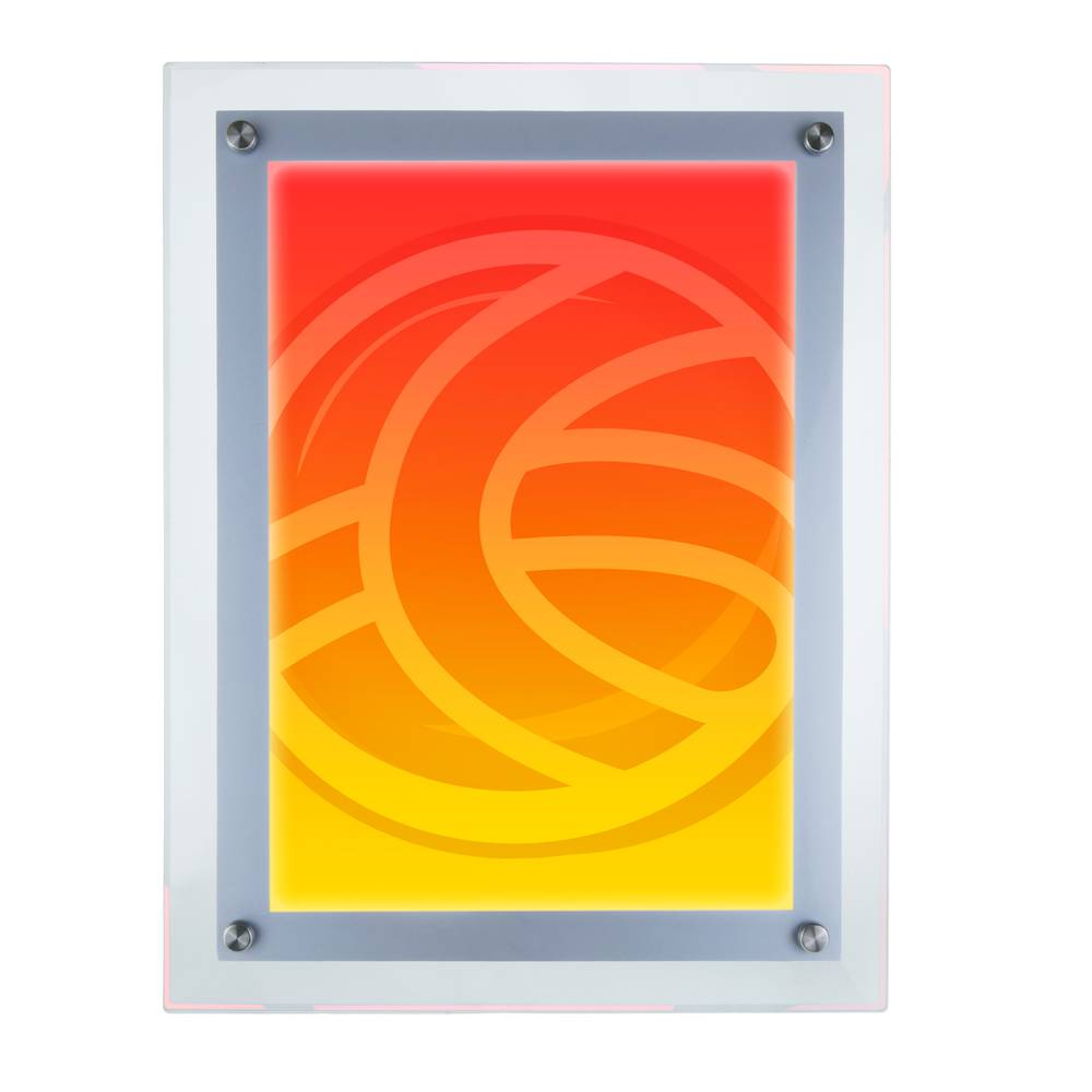 Square LED lightning frame acrylic A2 495x670mm for advertisement poster or labeling