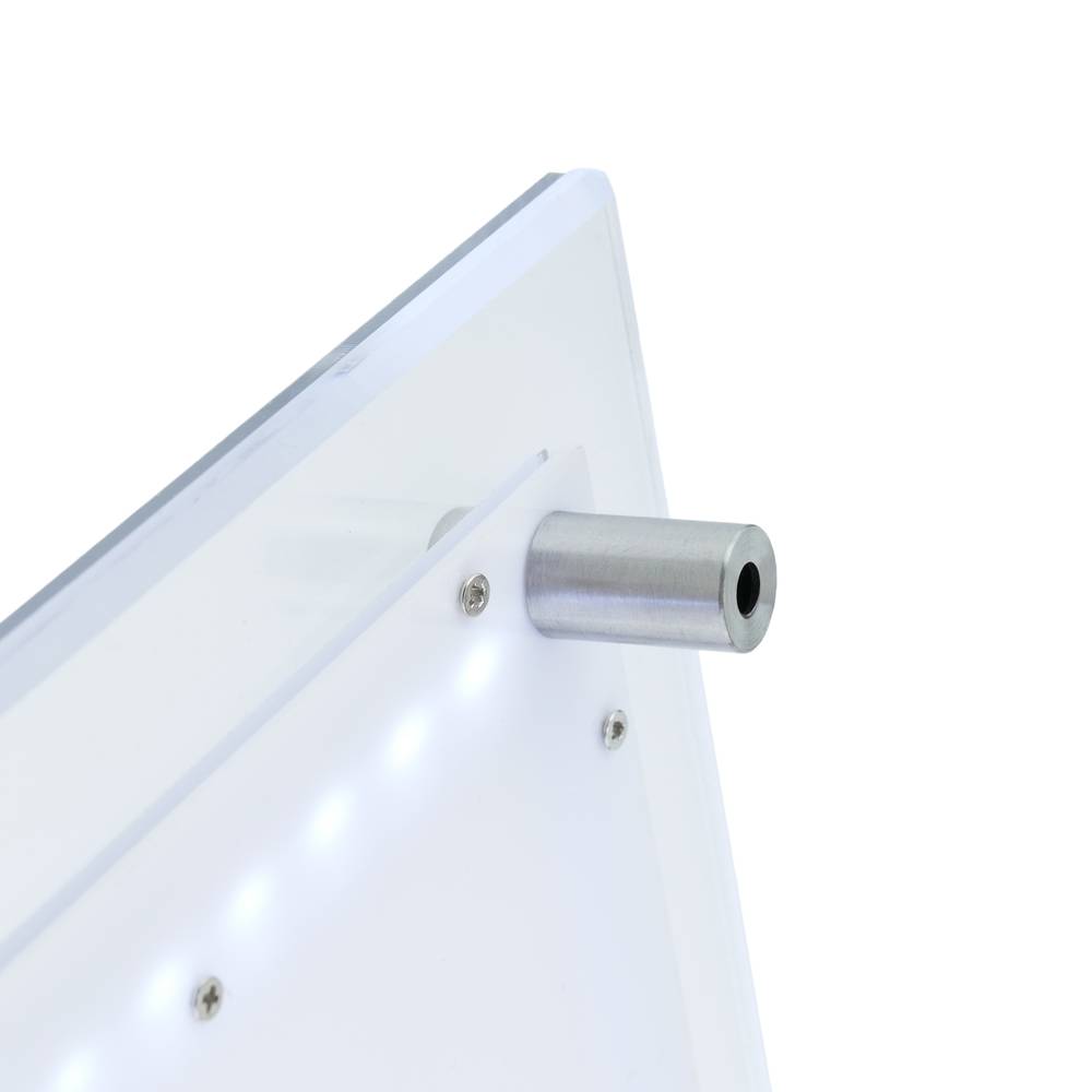 Quadro de imagem iluminado por LED A1 698x945mm acrílico para propaganda poster sinal