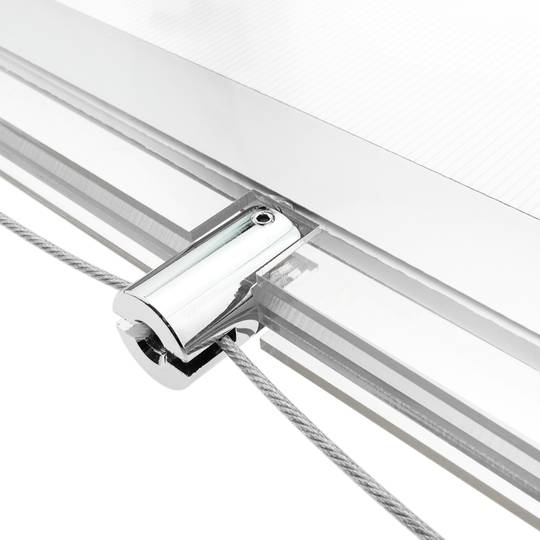 Bilderrahmen mit LED Beleuchtung Acryl A3 372x495mm doppelseitig für Anzeige und Zeichen