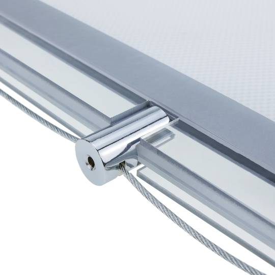 Bilderrahmen mit LED Beleuchtung Acryl A2 495x670mm doppelseitig für Anzeige und Zeichen