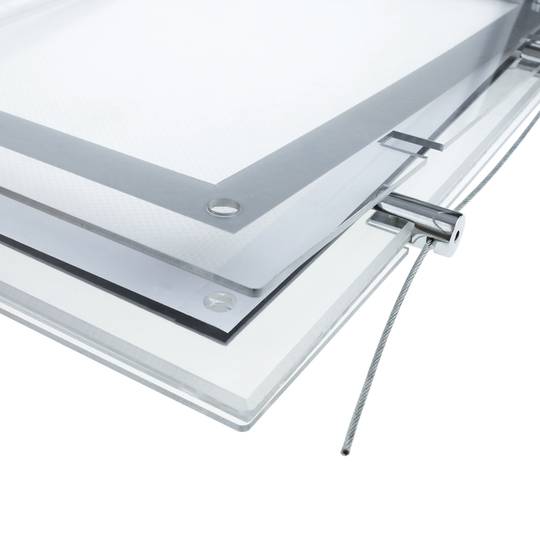 Fotolijst verlicht door LED A3 495x372mm dubbelzijdig methacrylaat voor posterreclame