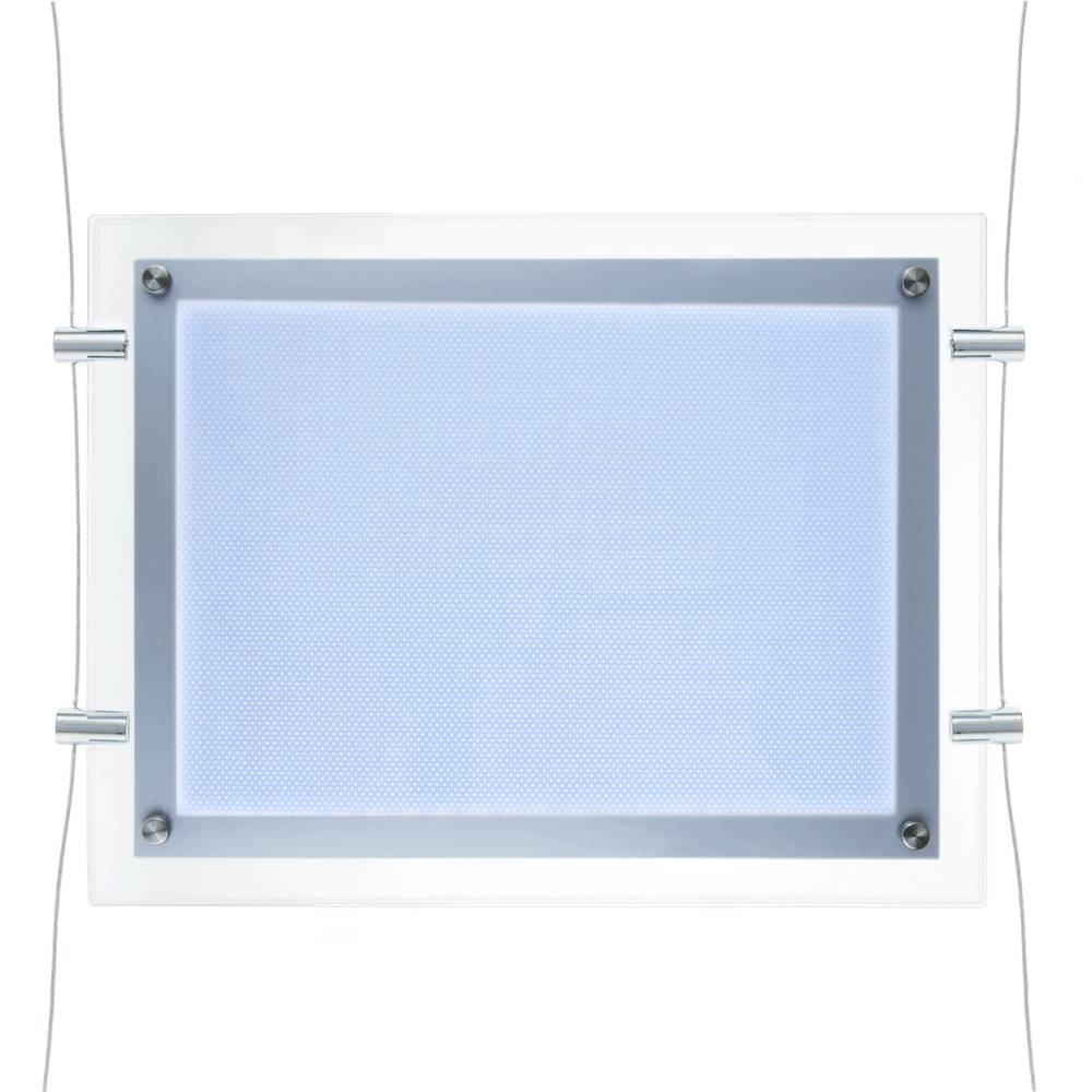 Quadro de imagem iluminado por LED A2 670x495mm dupla face acrílico para propaganda poster sinal