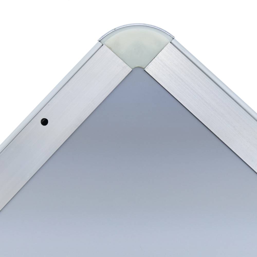 Marco de aluminio A4 255x340mm redondeado para cartel anuncio poster