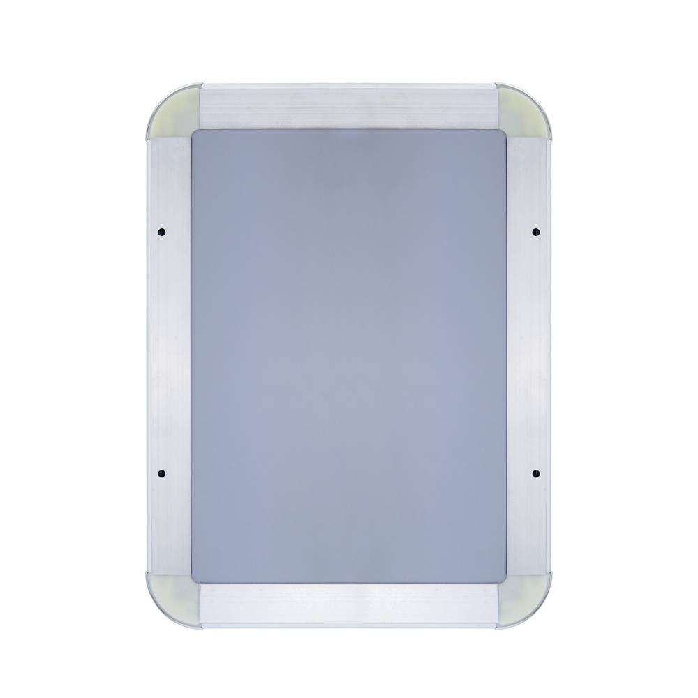 Cornice per poster con chiusura a scatto in alluminio anodizzato formato arrotondati A3 340x465mm