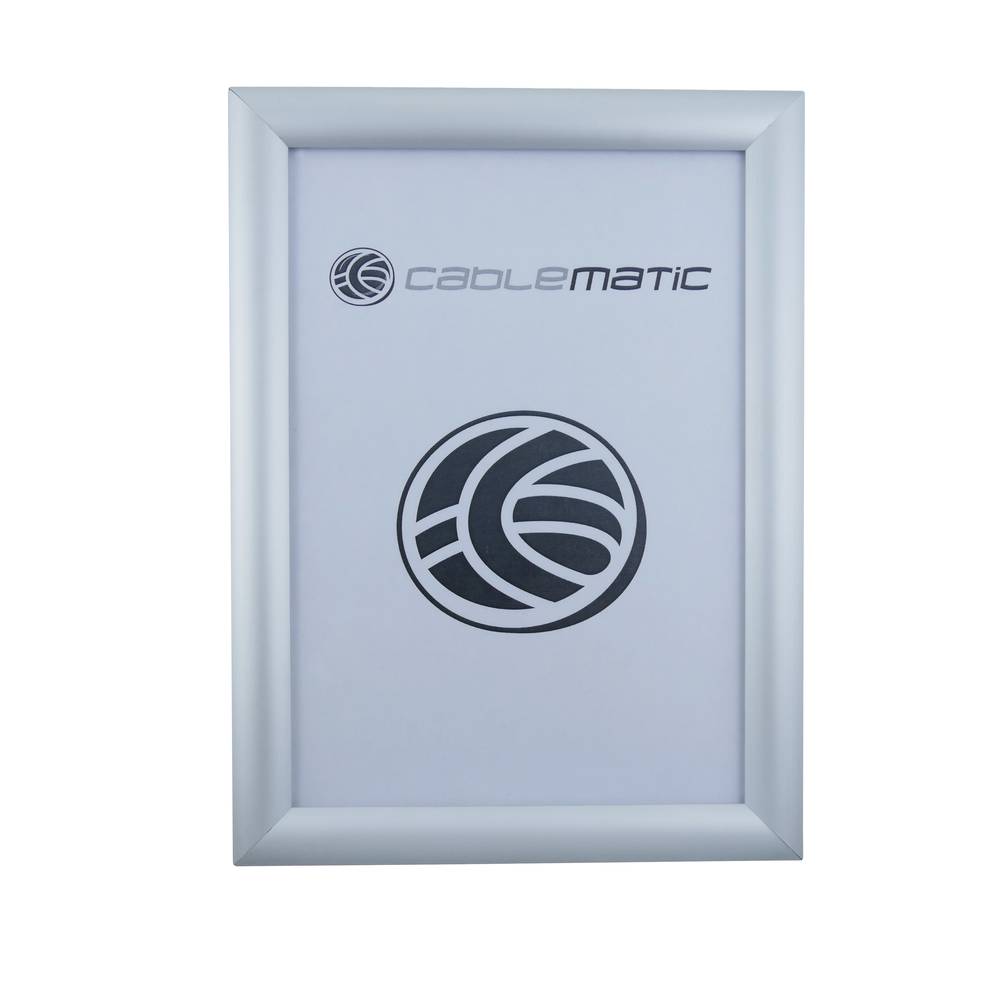 Cornice per poster con chiusura a scatto in alluminio anodizzato formato A3 325x450mm