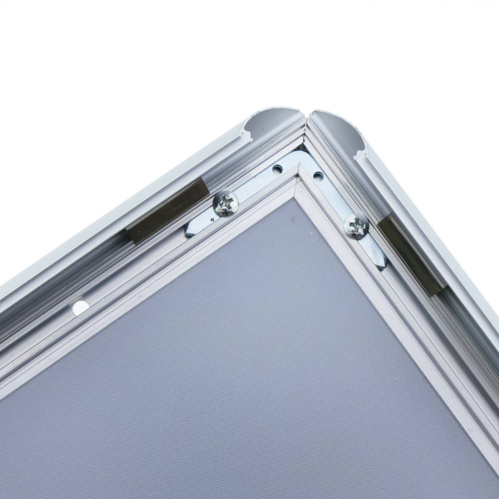 Marco de fotos A3, marco de metal de 11.7 x 16.5 pulgadas con paspartú A4,  marco de fotos A3 de aleación de aluminio con plexiglás de alta definición