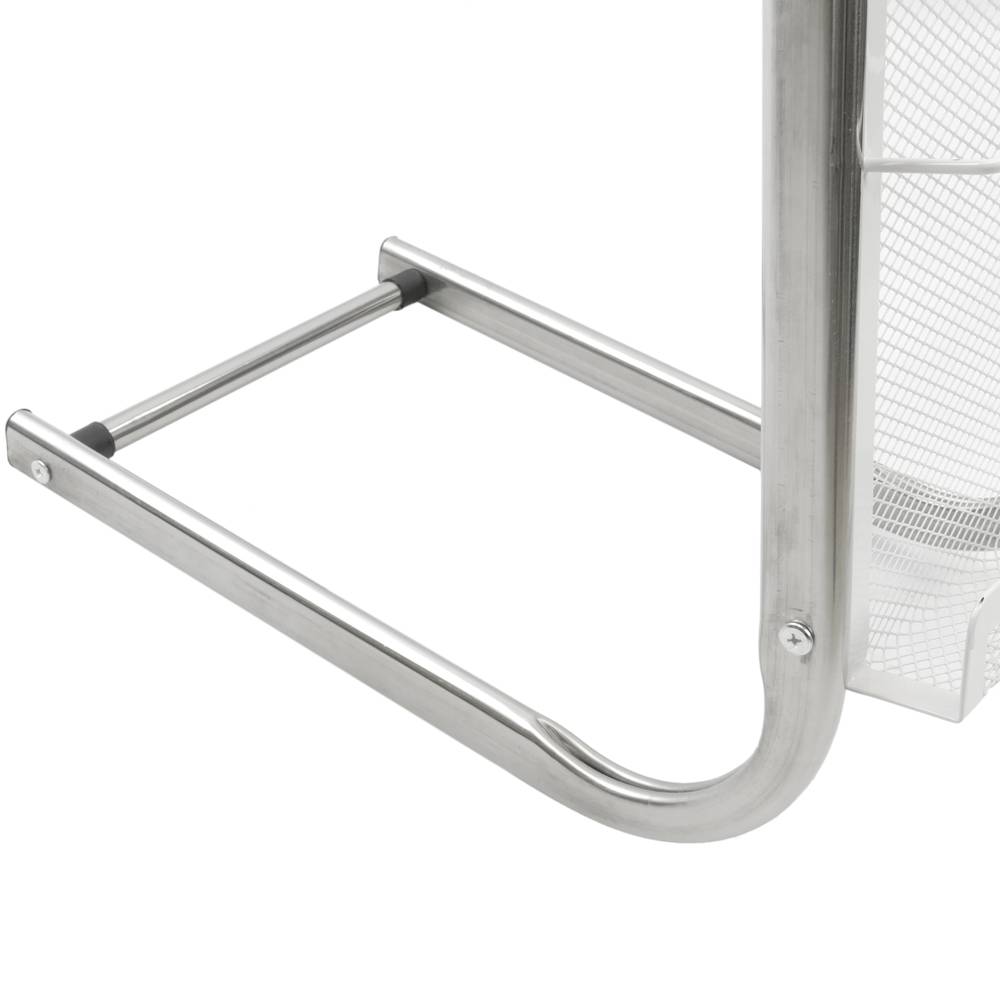 Magazines and brochures stand with 4 shelves