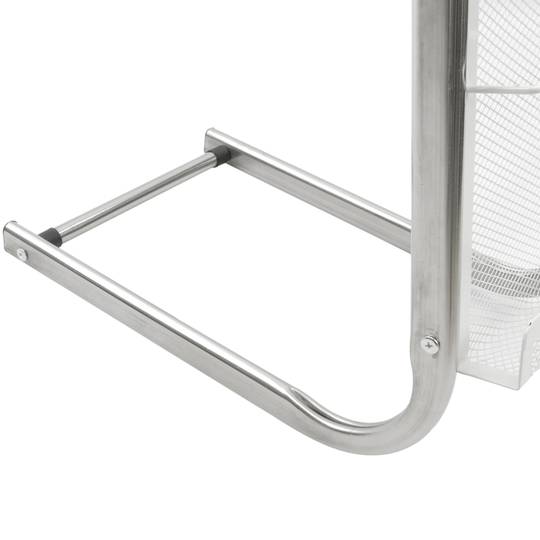 Magazines and brochures stand with 4 shelves