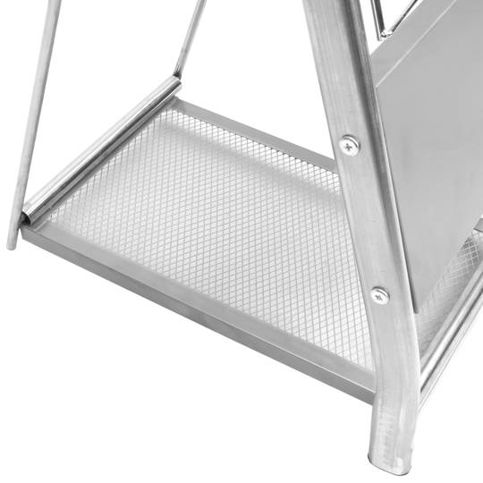 Expositor com 8 prateleiras para folhetos e revistas