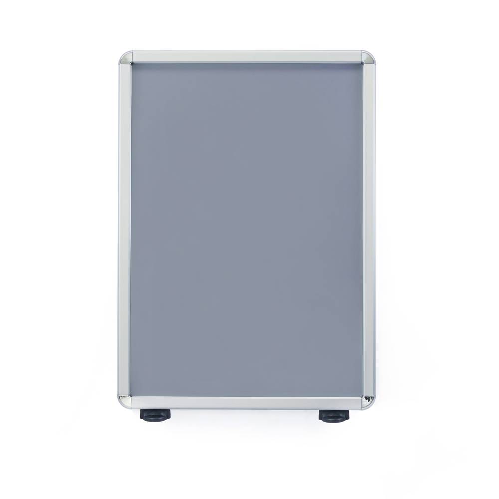 Reclamebordpaneel voor bewegwijzering met dubbel frame A1 met voet