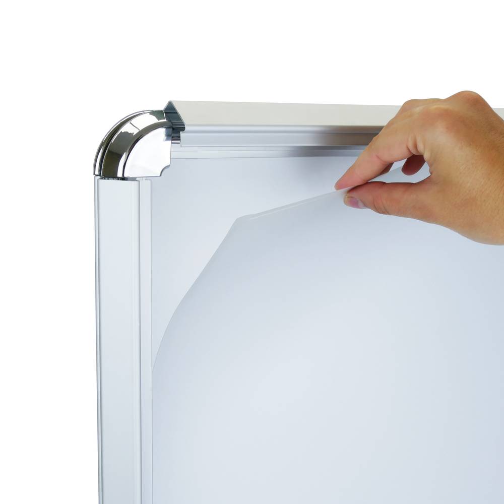 Reclamebordpaneel voor bewegwijzering met dubbel frame A1 met voet