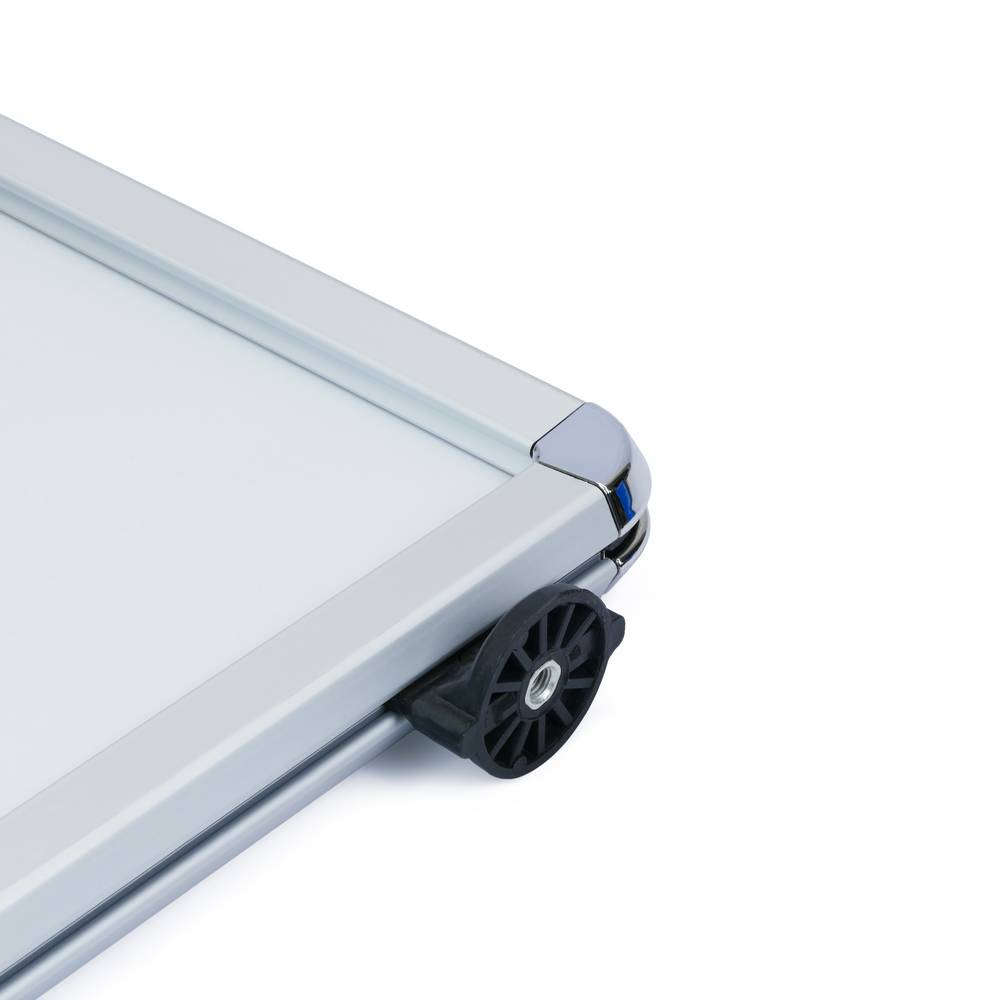 Reclamebordpaneel voor bewegwijzering met dubbel frame A1 met voet