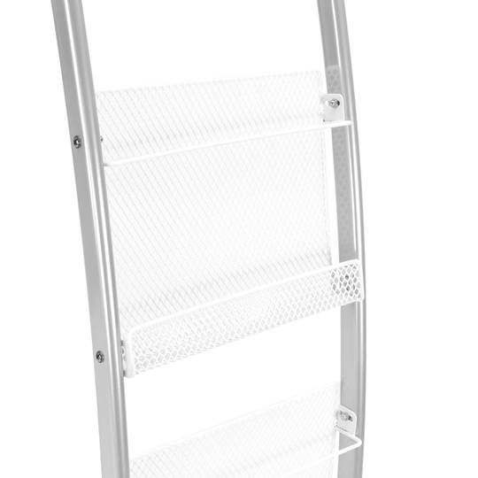 Expositor portafulletons 31 x 35 x 126 cm amb 3 compartiments per a fullets i revistes