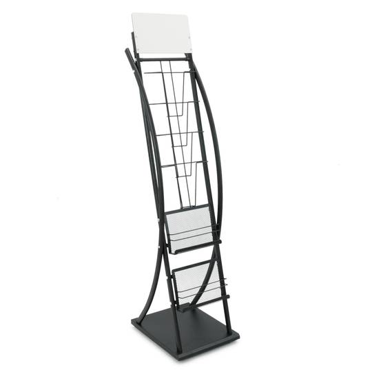 Espositore supporto di 6 livelli per opuscoli e riviste