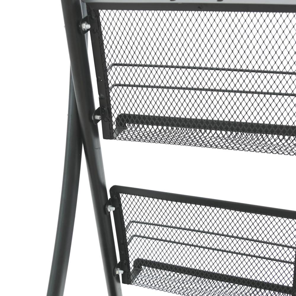 Magazines and brochures stand with 6 levels