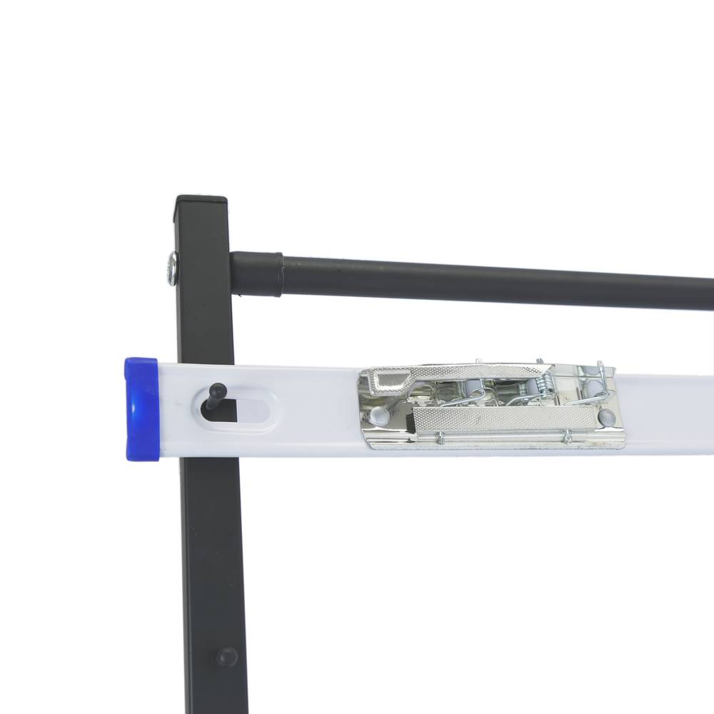 Magazines and brochures stand with shelf and newspapers holder