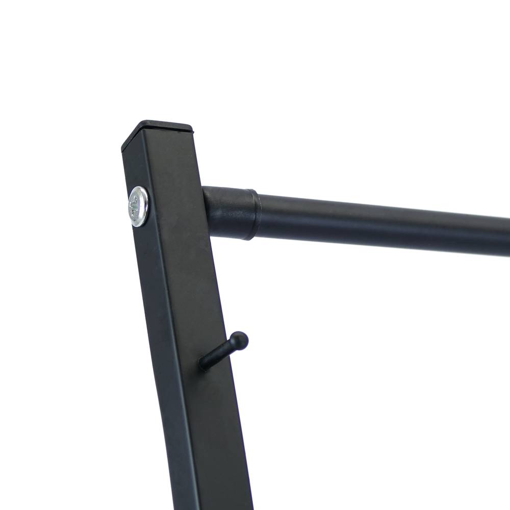 Magazines and brochures stand with shelf and newspapers holder